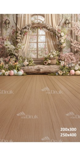 Tło fotograficzne „Wielkanocny wianek” | E_708